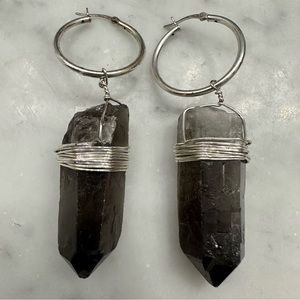 Organic Rock/Mineral Earrings